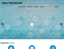 Tablet Screenshot of crqmg.org.br